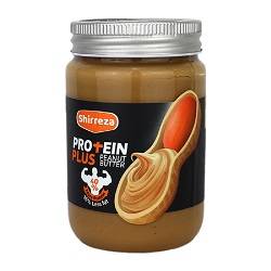 شیررضا کره بادام زمینی باپودر پروتئین450گرم